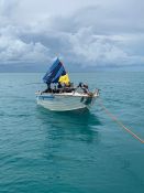 Rescued party under tow