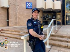 Snr Cstbl First Class Tammy Watson said running has helped her through life's challenges