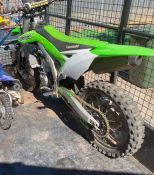 This white and green Kawasaki trail bike was stolen from a home in the area of Larapinta, yesterday. 