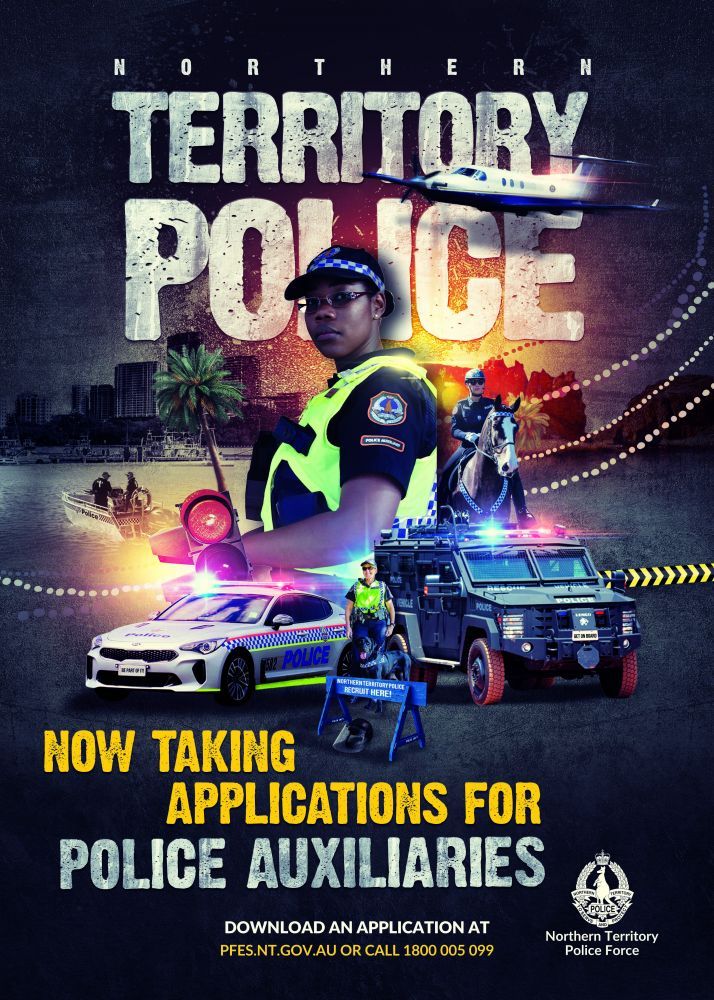 Police Auxiliary recruitment advertisement